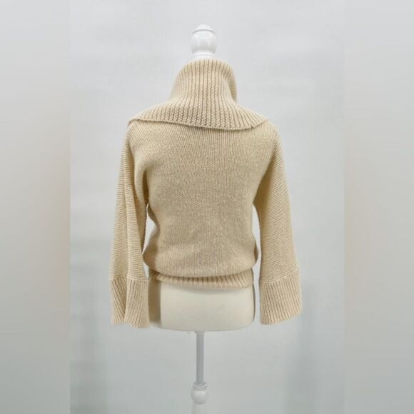 Lucky Brand Sweater Pullover Knit Wool Cowl Neck Size S - Picture 2 of 3